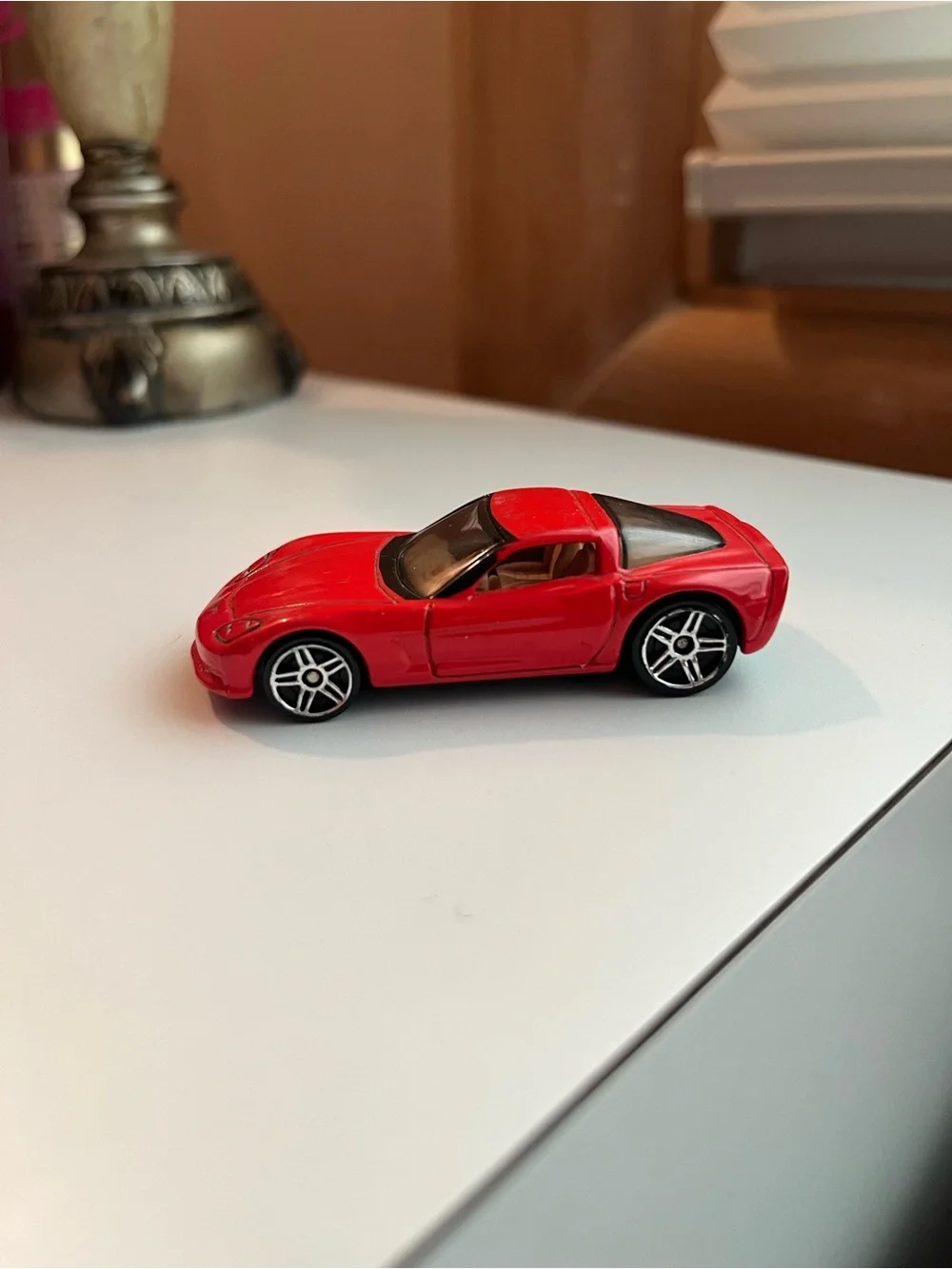 2003 Hot Wheels C6 Corvette red car